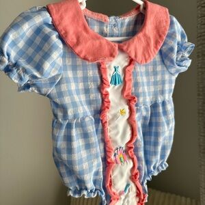 Blue and Pink Gingham Bubble